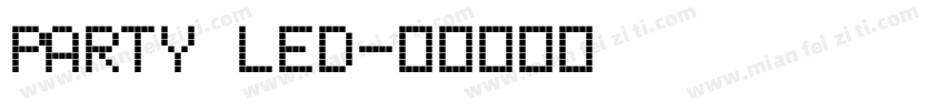 PARTY LED字体转换